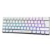 White Shark herní mechanická klávesnice SHINOBI 2 , CZ/SK layout,červený switch, bílá (GK-4211) 3858894506835