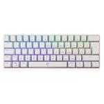 White Shark herní mechanická klávesnice SHINOBI 2 , CZ/SK layout,červený switch, bílá (GK-4211) 3858894506835