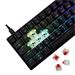 White Shark herní mechanická klávesnice SHINOBI 2 , US layout,červený switch, černá (GK-004211) 3858894506033