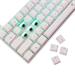 White Shark herní mechanická klávesnice SHINOBI 2 , US layout, hnědý switch, bílá (GK-004211) 3858894505999