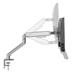 White Shark NEFERITES I, držák pro 1 monitor, stříbrná (GMS-3207) 3858894502370