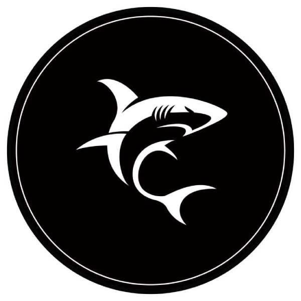 White Shark PHARAOH chair mat, 120 cm, black/white