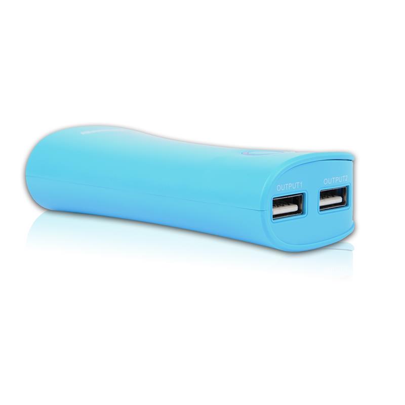 Whitenergy Power Bank 4000mAh Li-Ion 1-2.1A modrý 10120