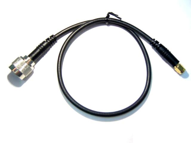 WIFI prepojovací kábel (pigtail) 2,4GHz LMR-195 R-SMA/N-male, 50cm 680.3111