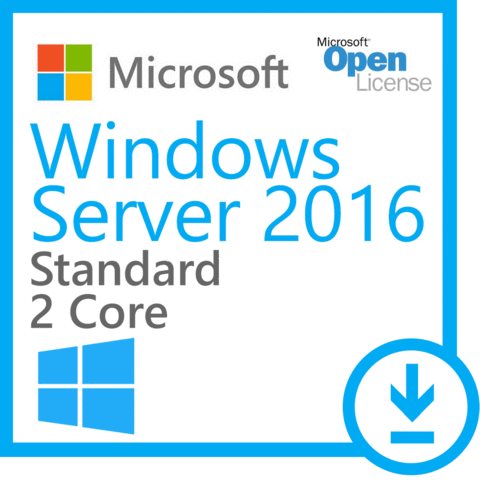 Windows Server Standard Core 2016 - OLP 2Lic NL COM CoreLic Com (2 cores) * 9EM-00124