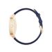 Withings Steel HR (36mm) Rose Gold w/ Blue Leather + Grey Silicone wristband 36white-RG-L-Blue