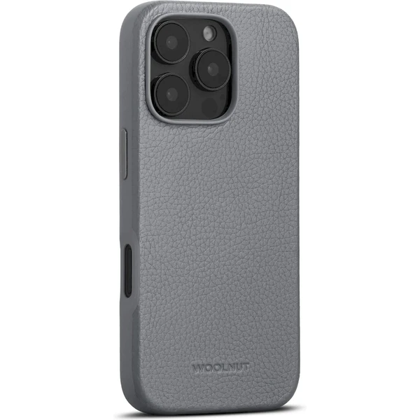 Woolnut Leather Case for iPhone 16 Pro - Grey WN-IP16P-C-2915-GY