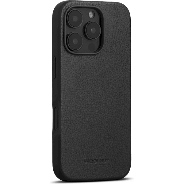 Woolnut Leather Case for iPhone 16 Pro Max - Black WN-IP16PM-C-2922-BK