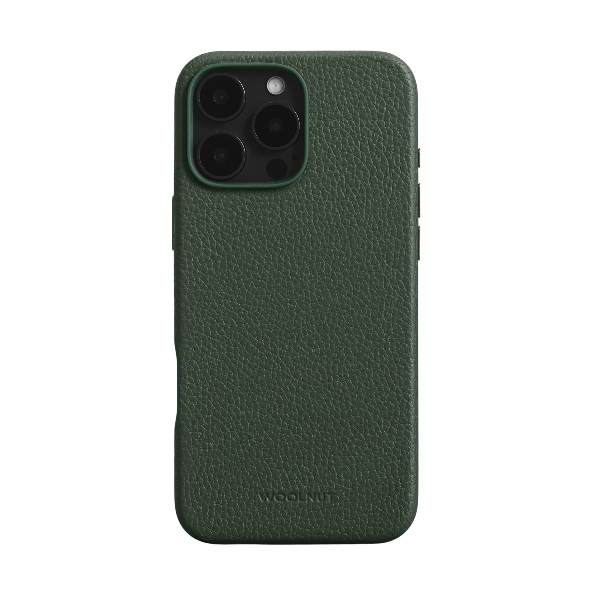 Woolnut Leather Case for iPhone 16 Pro Max - Green WN-IP16PM-C-2946-GN