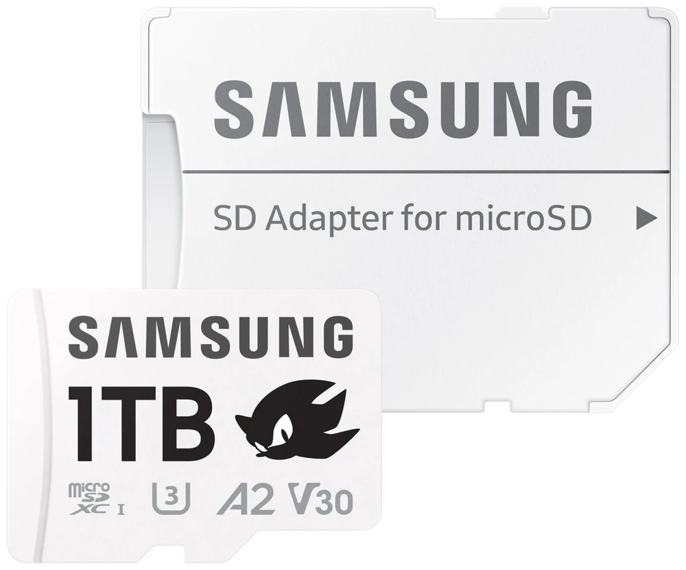 1 TB . microSDXC karta Samsung PRO Plus Sonic the Hedgedog + adaptér MB-MD1T0SA/LC1