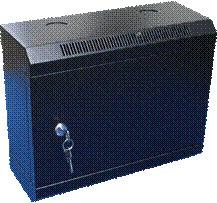 10" rack jednodílný 6U/140 DATACOM černý plech.dv. 7046