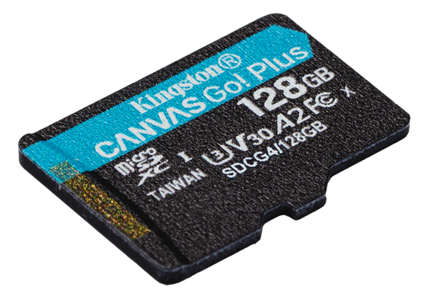 128 GB . microSDXC karta Kingston Canvas Go Plus Gen4 bez adaptéra SDCG4/128GBSP