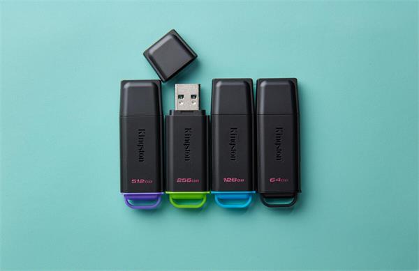 128 GB . USB 3.2 kľúč . Kingston DataTraveler Exodia Gen 2 (Black/Blue) DTXG2/128GB