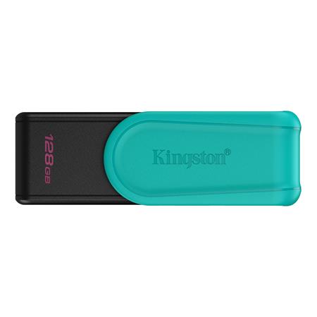 128 GB . USB 3.2 kľúč . Kingston DataTraveler Exodia S (Black + Turquoise) DTXS/128GB