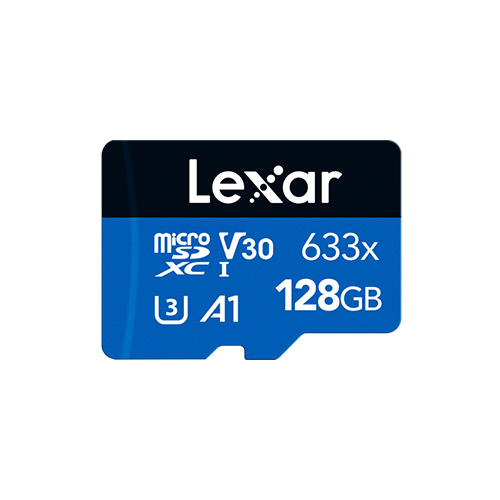 128GB Lexar High-Performance 633x microSDXC s adaptérom, až 100MB/s čítanie a 45MB/s zápis, C10 A1 0843367119707