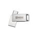 128GB USB Flash 3.2 MyDual stříbrný, USB-C/USB-A, MyMedia 0023942692713