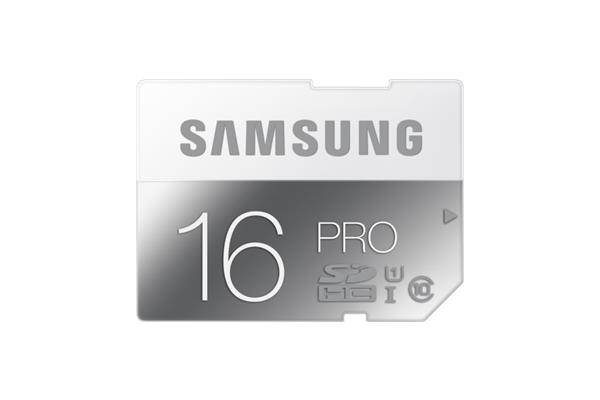 16 GB . SD karta Samsung PRO Class 10 MB-SG16D/EU