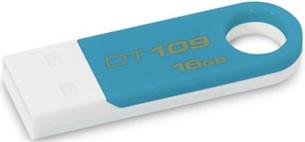 16 GB . USB klúč . Kingston DataTraveler 109 bielo-šedá DT109T/16GB