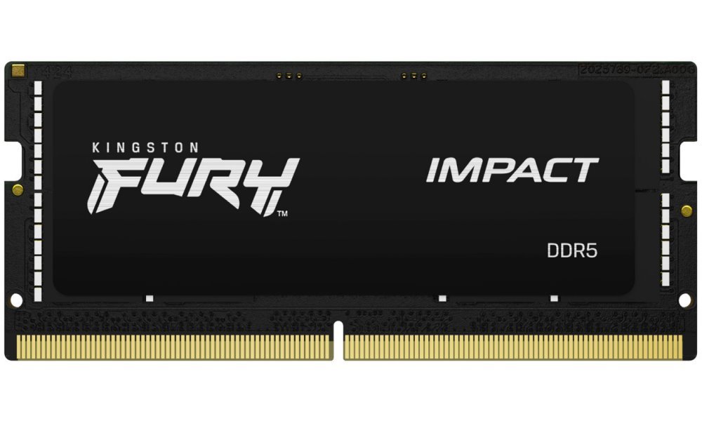16GB 5600MT/sDDR5 CL40 SODIMM FURY Impct KF556S40IB-16