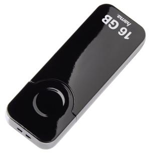 16GB Hama FlashPen Nizza USB 200x black 91086