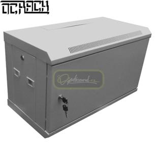 19" nástěnný rozvaděč 6U/300mm - plechové dveře 9311