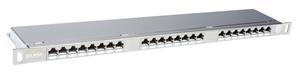 19" Patch panel Solarix 24 x RJ45 CAT6 STP nerez SX24HD-6-STP-SL