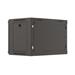 19" RACKOVÁ SKŘÍŇ PRO MONTÁŽ NA STĚNU 6U/540X350 (FLAT PACK) S PROSKLENÝMI DVEŘMI ČERNÁ LANBERG WF03-5306-10B