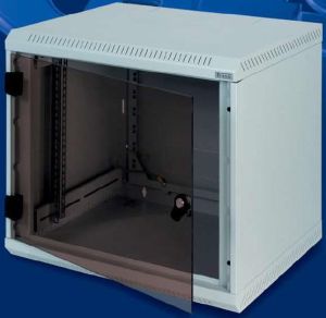 19' TRITON rozvaděč jednodílný 9U/500mm celoskleněné dveře RBA-09-AS5-XAX-A1 RBA-09-AS5-CAX-A1