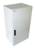 19" venkovní vodotěsný rozvaděč s krytím IP55, 22U, hloubka 600mm, 3-bodový zámek, šedý WEH-22U-600-3L