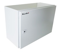 19" venkovní vodotěsný rozvaděč s krytím IP55, 7U, hloubka 280mm, šedý WEH-7U-602840
