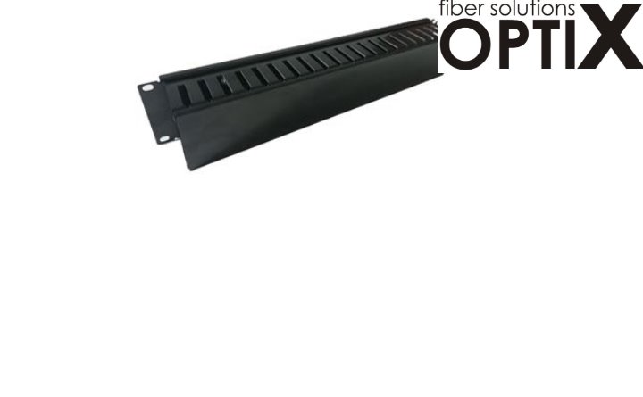 19" vyvazovací panel 2U jednostranný, plastový 96521