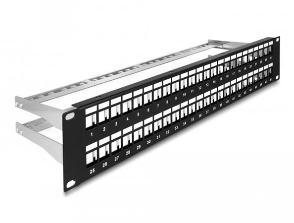 193 Keystone Patch Panel 48 port with st, 193 Keystone Patch Panel 48 port with st 66878