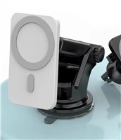 1stCOOL bezdrátová QI nabíječka 15W, magnetická, do auta, MagSafe kompatibilní, bílá HLI-C8 White