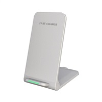 1stCOOL bezdrátová QI nabíječka H18, skládací stojánek, USB-C, bílá H18 White