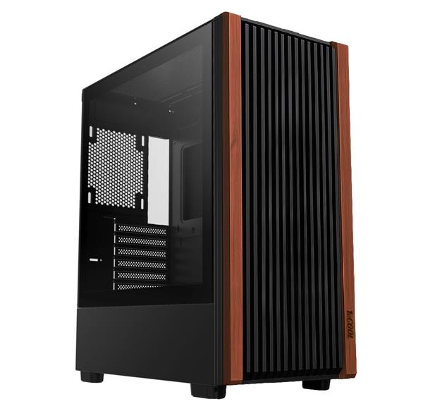 1stCOOL G6 Noble Wood Decor TS, skrinka ATX, USB3.0, USB-C, priehľadnná bočnica ML-G6-NOBLE-USBC-TS