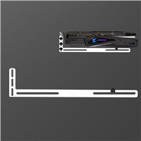 1stCool Podpěra GPU Hliníkový držák, bílá UP-H01-W