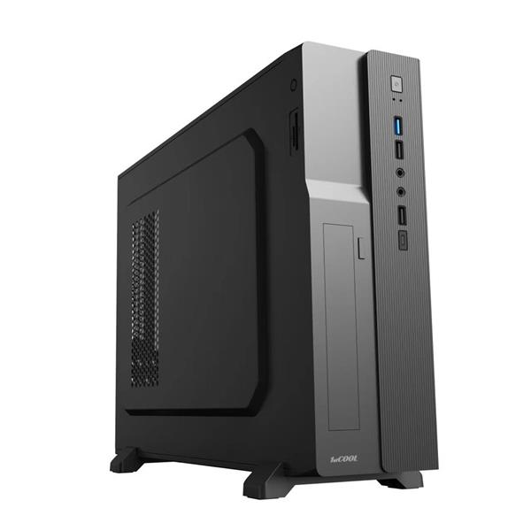 1stCOOL SFF COMPACT 1, skrinka mATX, USB-C, USB3.0, 2xUSB2.0, CR, čierna MC-C1-AU-USB3-C-CR