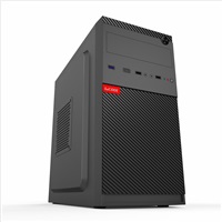 1stCOOL skříň STEP 5, micro tower, AU, USB 3.0, USB-C, bez zdroje, černá MC-STEP5-AU-USB3-C