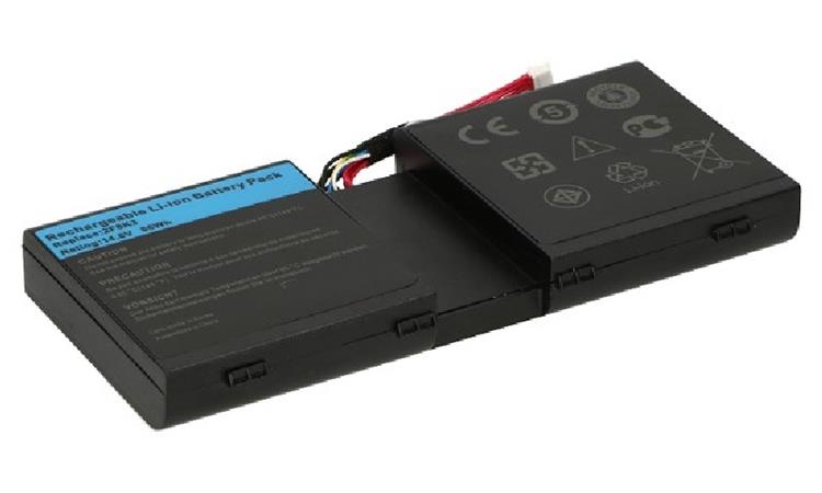 2-Power Alienware M17X 8 článková Baterie do Laptopu 14,8V 5200mAh CBI3557A