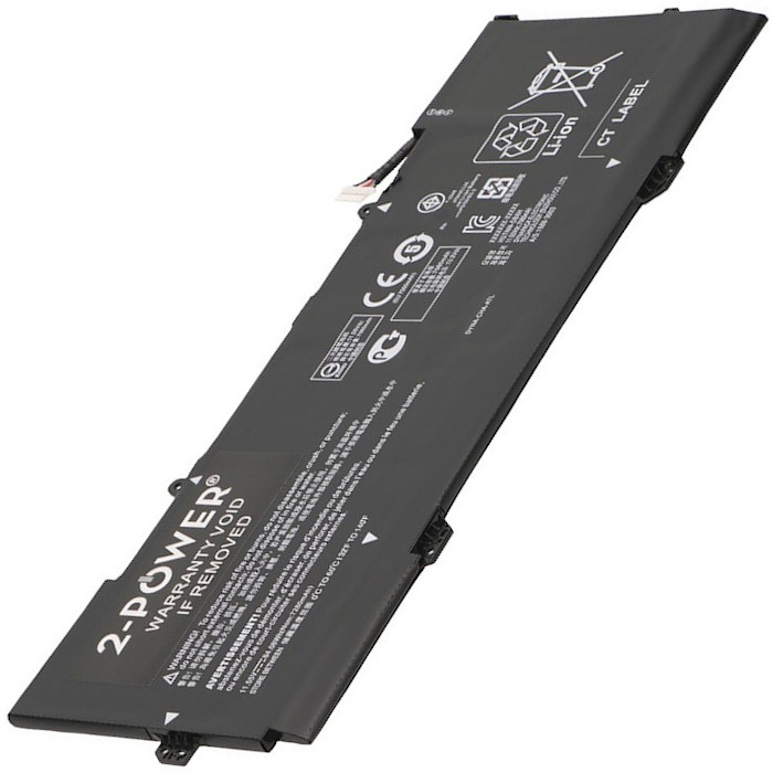 2-POWER Baterie 11,55V 7280mAh pro HP Spectre x360 15-ch000 series 77052449