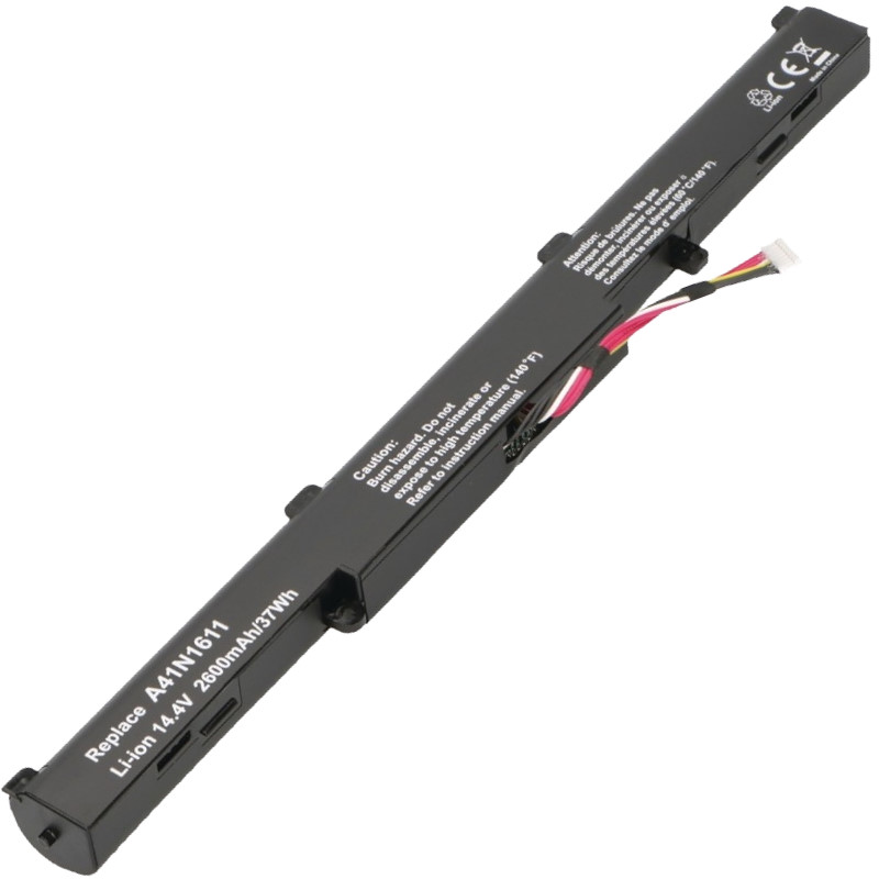 2-POWER Baterie 14,4V 2600mAh pro Asus GL752VL, GL752VLM, GL752VW, GL752VWM, GL753VD, GL753VE 77051148
