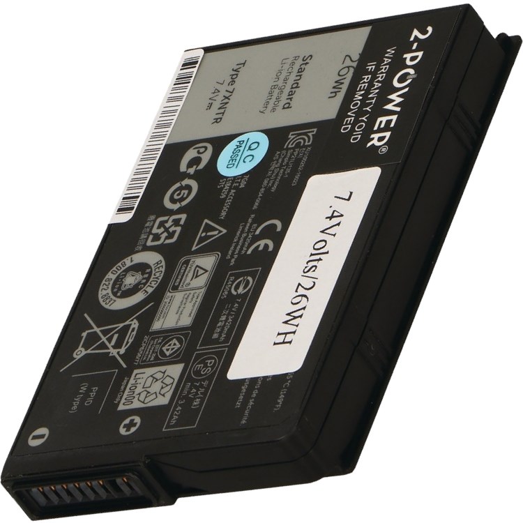 2-POWER Baterie 7,4V 3600mAh pro Dell Latitude 7200 series Latitude 7202, Latitude 7212 77053289