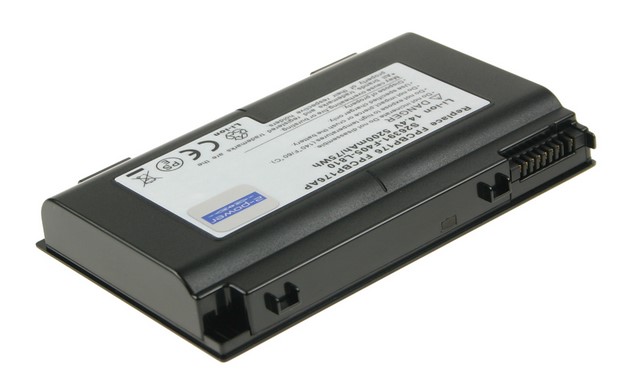 2-Power baterie pro FUJITSU SIEMENS LifeBook E8410, N7010, NH570, E8420, E780, A6230, A6220 14,4 V, 5200mAh, 8 CBI3046A