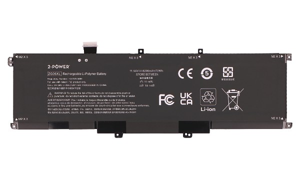 2-Power baterie ZG06XL 6 ?lánková Baterie do Laptopu 11,55V 6200mAh 2P-ZG06XL
