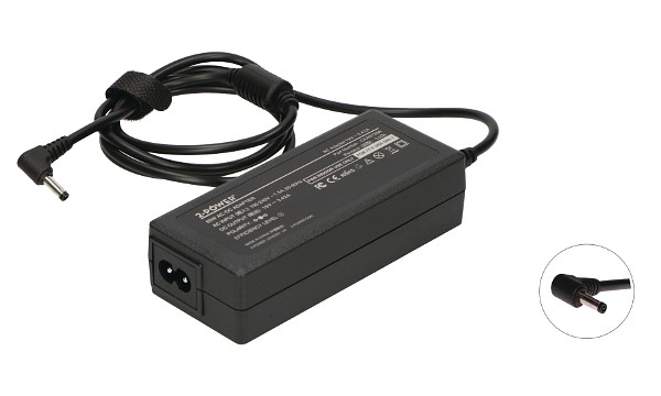 2-Power Ideapad 520-15IKB 80YL AC Adapter 19V 3.42A 65W 4.0mm x 1,7mm CAA0735A