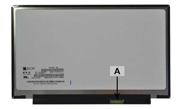 2-Power náhradní LCD panel pro notebook 12.5 1366x768 WXGA HD LED matný 30pin SCR0543B