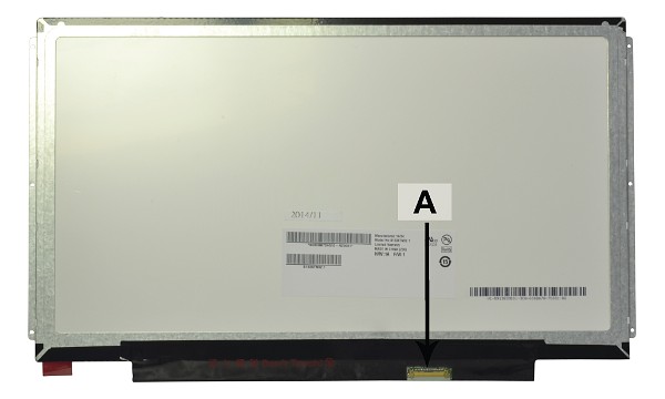 2-Power náhradní LCD panel pro notebook 13.3 1366x768 WXGA HD matný 30pin SCR0558B