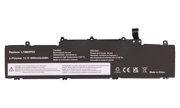 2-Power ThinkPad E14 Gen 2 20T6 Baterie do Laptopu 11,1V 4050mAh CBP3841A