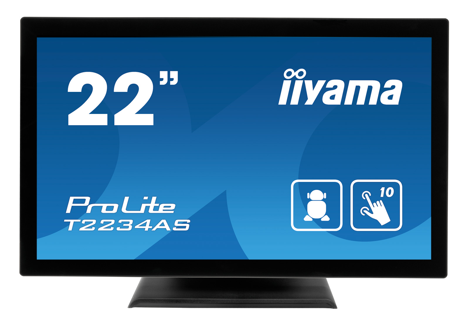 22" LCD iiyama T2251MSC-B1: IPS, FHD, 10P,HDMI,DP T2234AS-B1