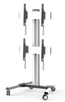 23215 - Reflecta Video Wall TV Stand 55D, (Double, 2x 45" - 55", mobile )